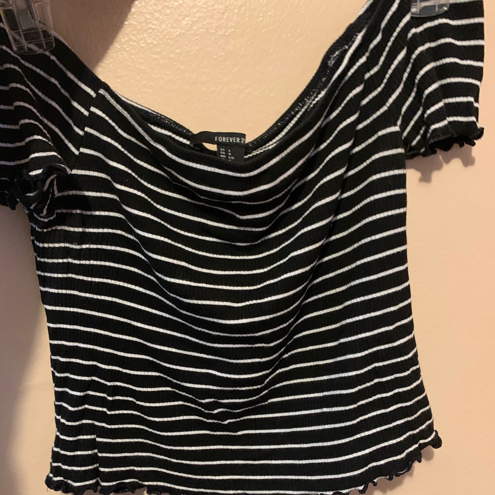 Crop top striped